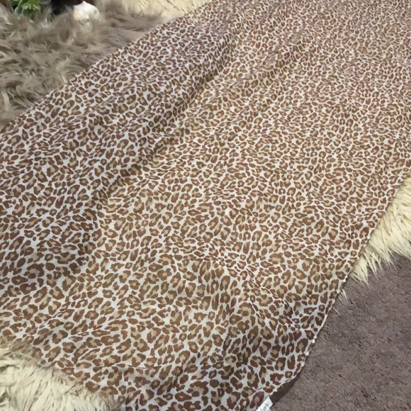 Animal Print Lightweight Scarf-EUC-75x26 - Picture 10 of 12